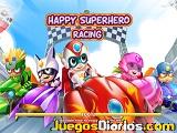 Happy superhero racing